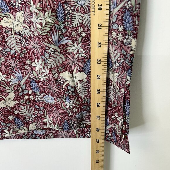 Hilo Hattie Hawaiian Shirt Men’s Size Large Red Floral Made in Hawaii - Picture 6 of 9